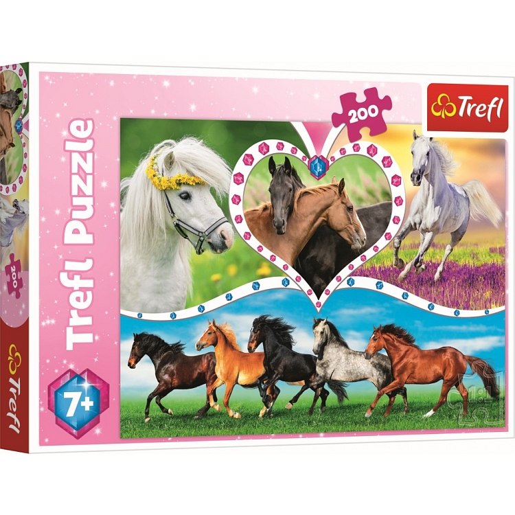 Trefl Horses 200 Teile Puzzle Trefl-13248 Trefl Horses 200 Teile Puzzle Trefl-13248 von Trefl