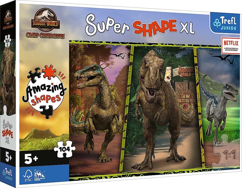 Trefl Junior Jurassic World XL Puzzle 104 Teile von Jurassic World