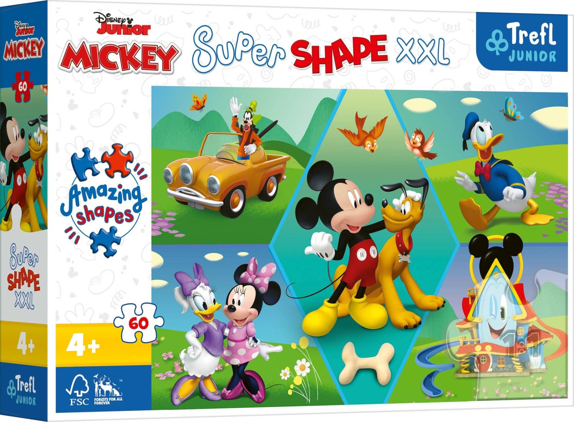 Trefl Junior Micky Maus XXL Puzzle 60 Teile von Disney Mickey Mouse
