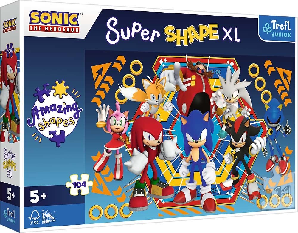 Trefl Junior Sonic XL Puzzle 104 Teile von Sonic