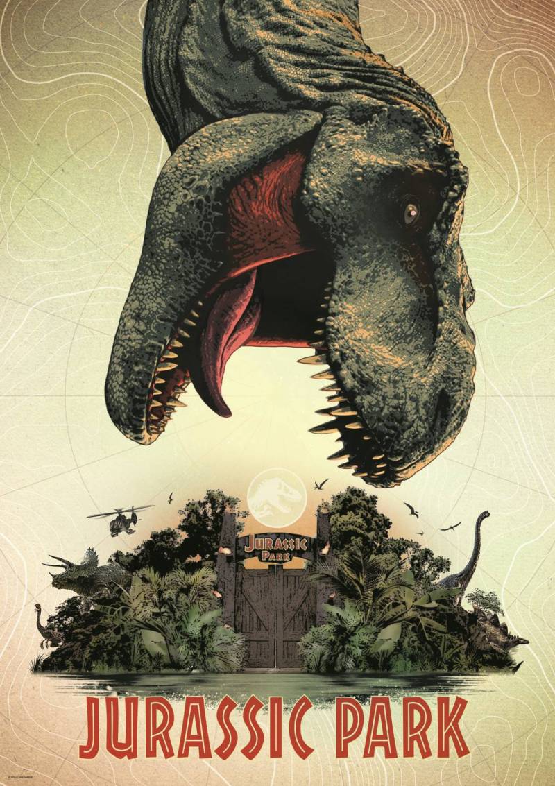 Trefl Jurassic Park 1000 Teile Puzzle Trefl-10883 von Trefl