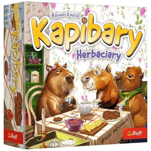 Trefl - Kapibars Tee - Familienspiel, Strategie, Planung und Logisches Denken, für Erwachsene und Kinder ab 8 Jahren von Trefl