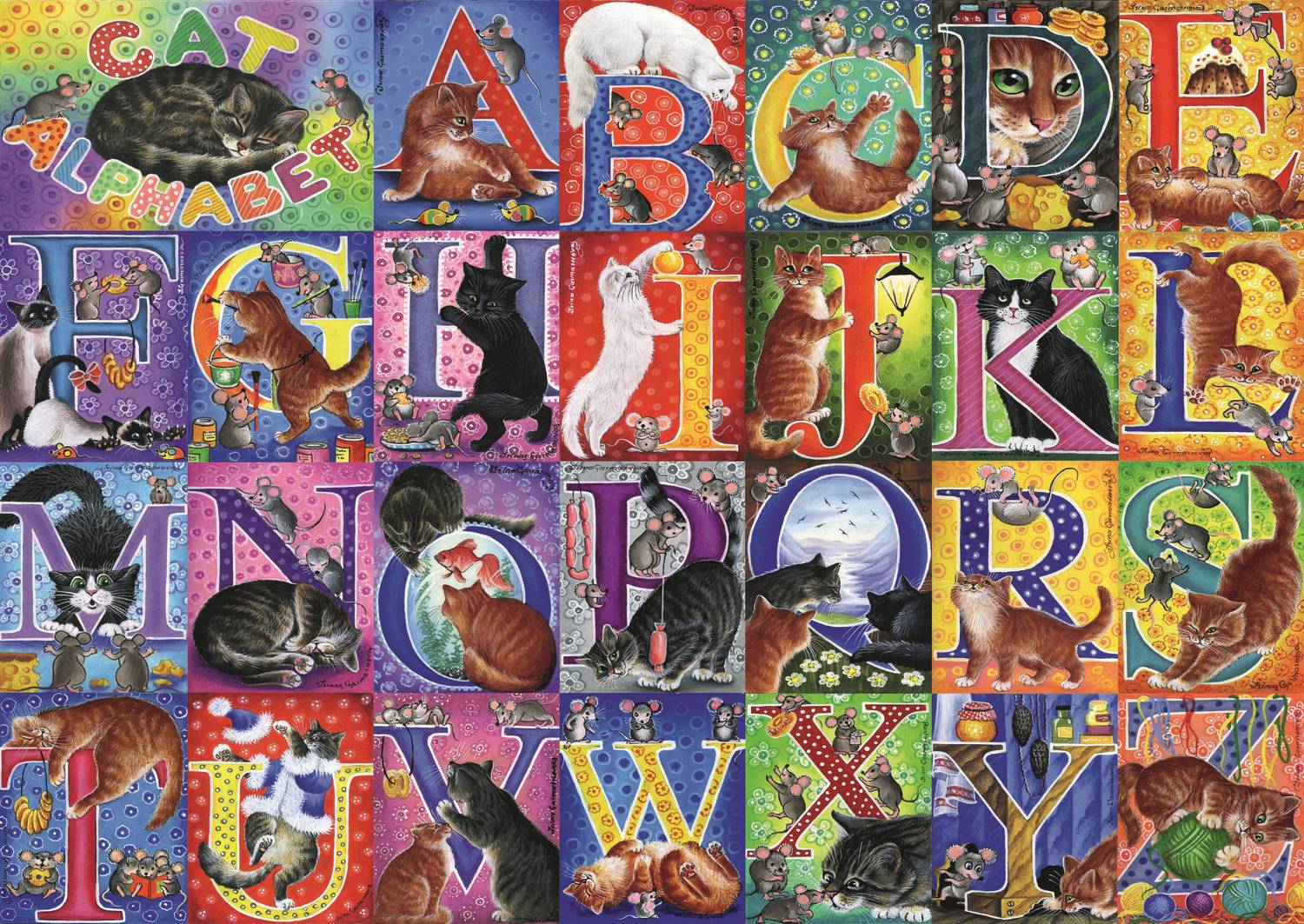 Trefl Cat's Alphabet 500 Teile Puzzle Trefl-37527 Trefl Cat's Alphabet 500 Teile Puzzle Trefl-37527 von Trefl