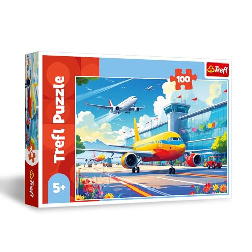 Trefl - König der Lüfte - Puzzle 100 Teile - Puzzle mit Flugzeugen, kreative Unterhaltung, Spaß für Kinder ab 5 Jahren von Trefl