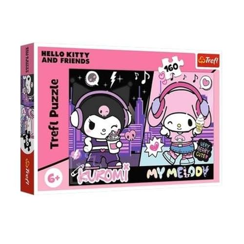 Trefl - Kuromi, Kuromi Regierung - Puzzle 160 Teile - Bunte Puzzle mit Helden Märchen, Kreative Freizeit, Spaß für Kinder ab 6 Jahren von Trefl