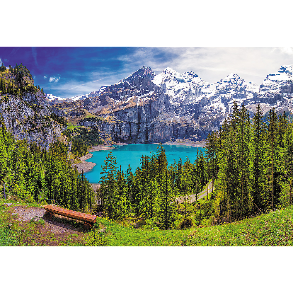 Trefl Lake Oeschinen, Alps, Switzerland 1500 Teile Puzzle Trefl-26166 Trefl Lake Oeschinen, Alps, Switzerland 1500 Teile Puzzle Trefl-26166 von Trefl