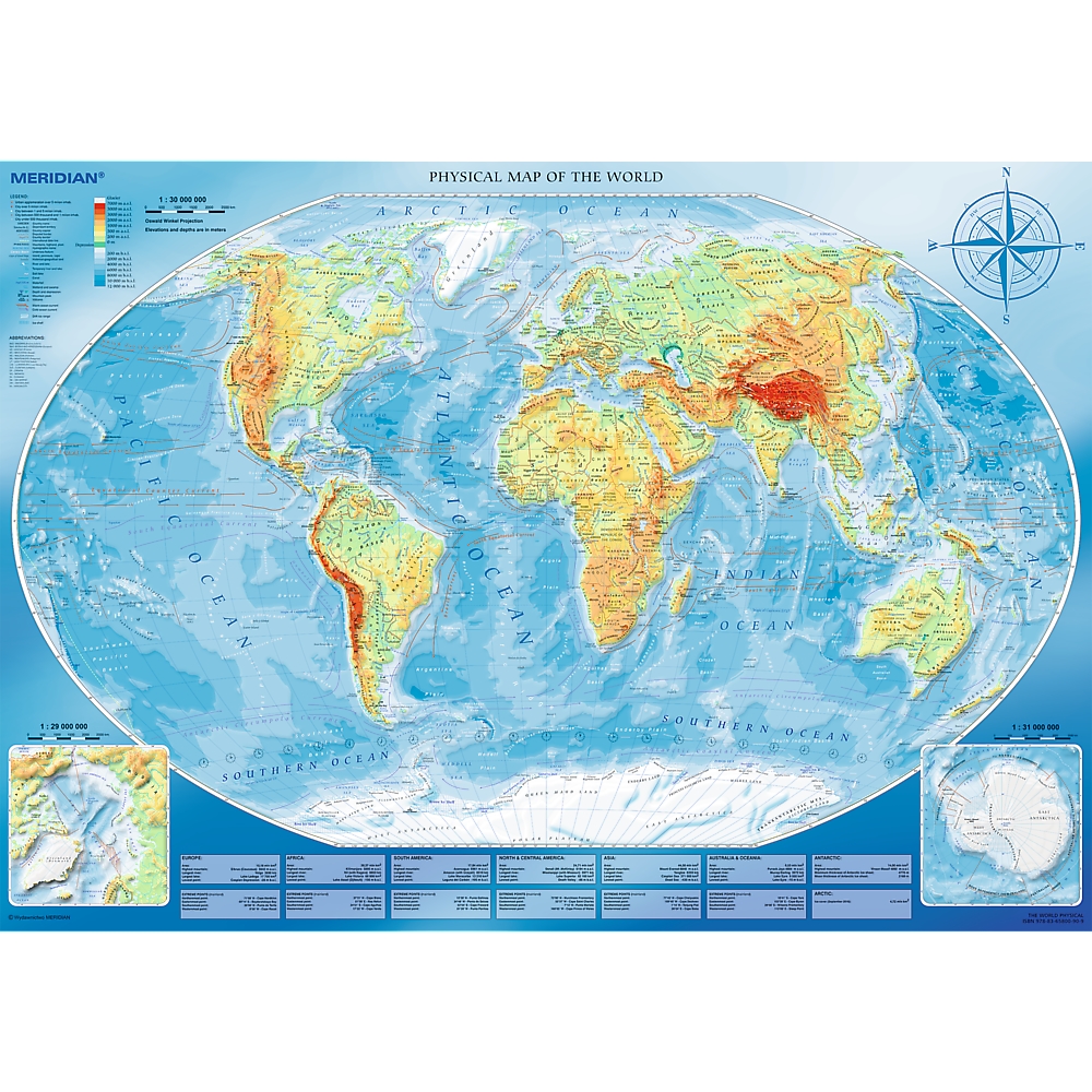 Trefl Large Physical Map of the World 4000 Teile Puzzle Trefl-45007 Trefl Large Physical Map of the World 4000 Teile Puzzle Trefl-45007 von Trefl