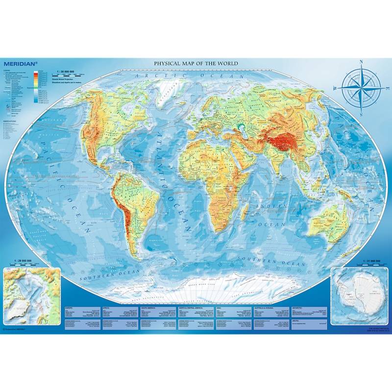 Trefl Large Physical Map of the World 4000 Teile Puzzle Trefl-45007 Trefl Large Physical Map of the World 4000 Teile Puzzle Trefl-45007 von Trefl