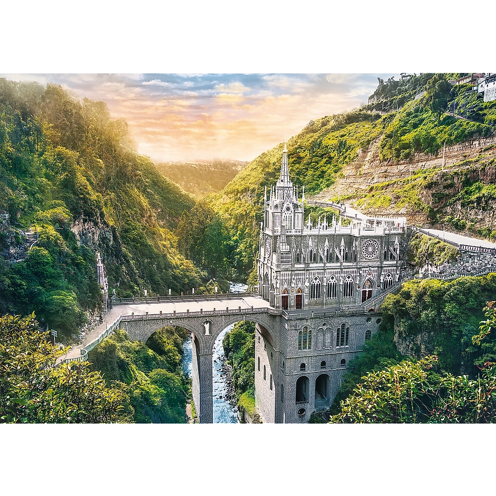 Trefl Las Lajas Sanctuary - Colombia 1000 Teile Puzzle Trefl-10724 Trefl Las Lajas Sanctuary - Colombia 1000 Teile Puzzle Trefl-10724 von Trefl