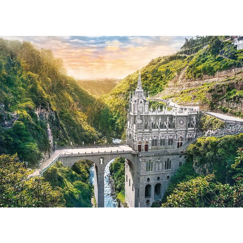 Trefl Las Lajas Sanctuary - Colombia 1000 Teile Puzzle Trefl-10724 von Trefl