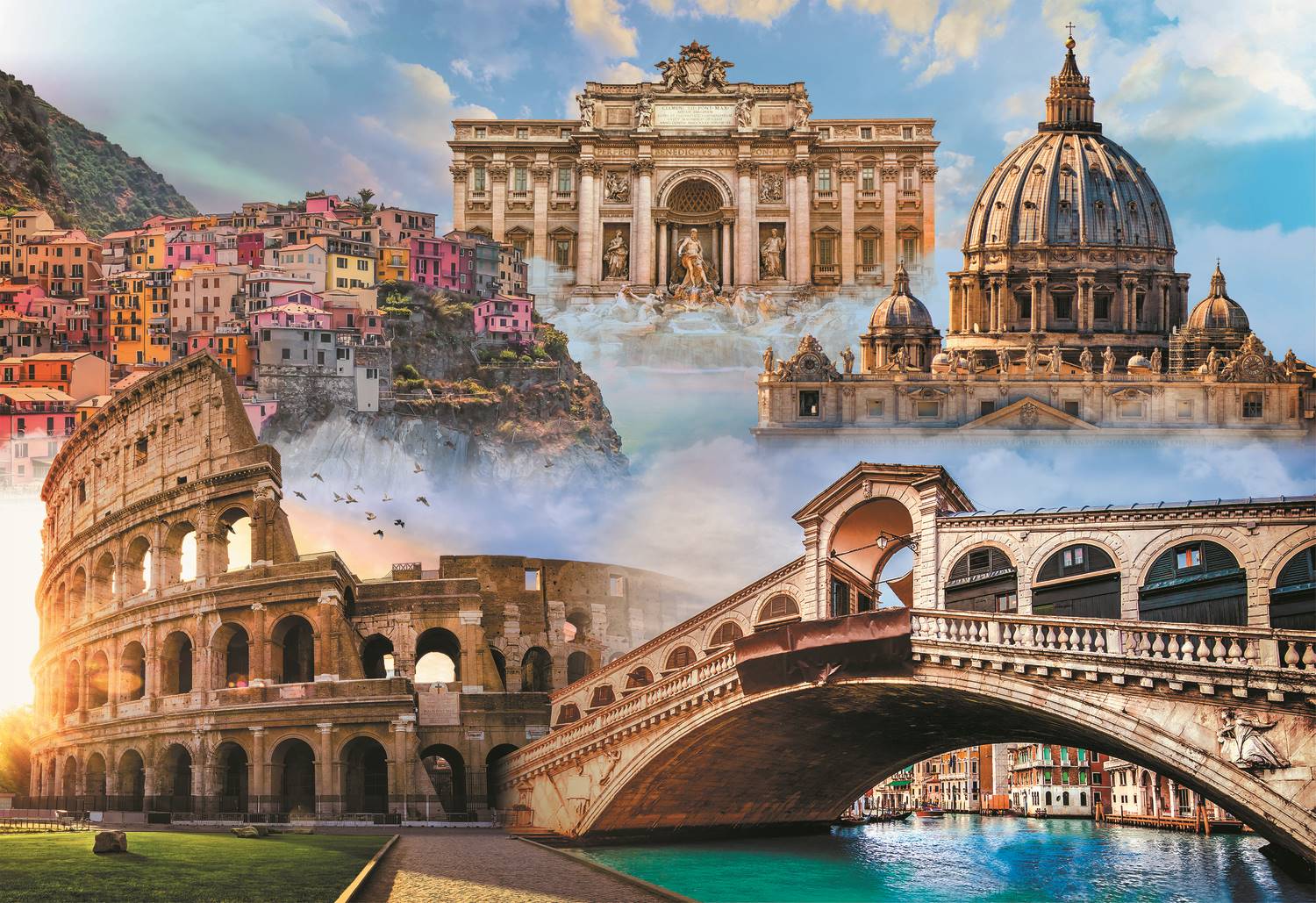 Trefl Lieblingsorte: Italien 1500 Teile Puzzle Trefl-26203 von Trefl