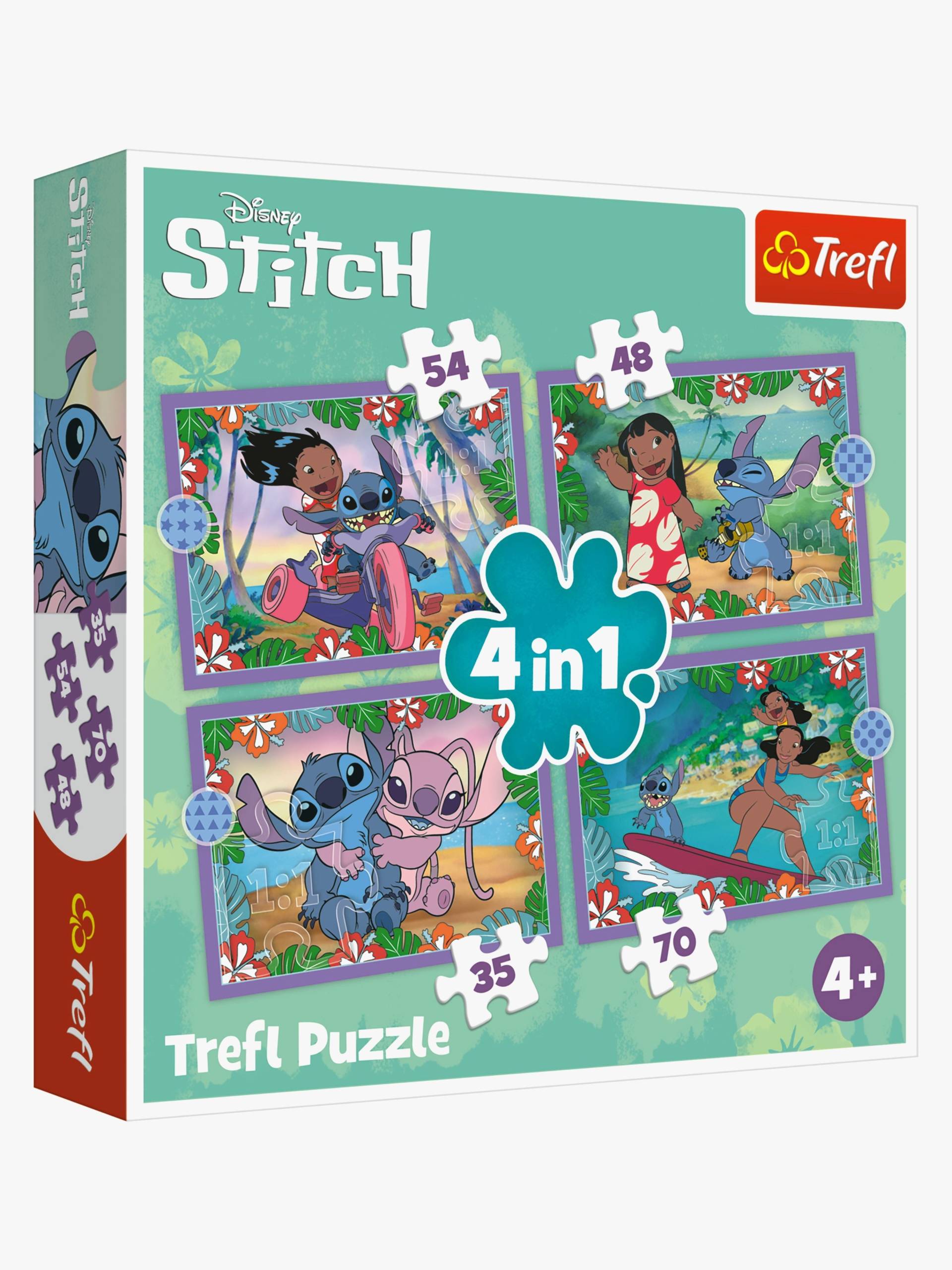Trefl Lilo & Stitch Puzzle 4-in-1 Trefl Lilo & Stitch Puzzle 4-in-1 von Trefl