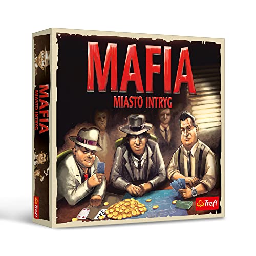 Trefl - Mafia - Stadt der Intrigen - Gesellschaftsspiel, Neues Bild des Kult-Spiels, Mafia und Bürger, Traditionelles Spiel für 9-19 Spieler, für Erwachsene und Kinder ab 9 Jahren Trefl - Mafia - Stadt der Intrigen - Gesellschaftsspiel, Neues Bild des Kult-Spiels, Mafia und Bürger, Traditionelles Spiel für 9-19 Spieler, für Erwachsene und Kinder ab 9 Jahren von Trefl