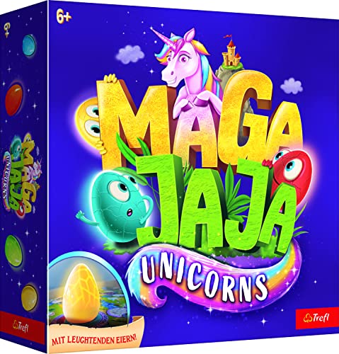 Trefl - Magajaja Unicorns - Familien-Brettspiel, leuchtende elektrische Eier und magnetische Spielsteine, Märchenwelt der Einhörner, innovatives Spiel für Erwachsene und Kinder ab 6 Jahren Trefl - Magajaja Unicorns - Familien-Brettspiel, leuchtende elektrische Eier und magnetische Spielsteine, Märchenwelt der Einhörner, innovatives Spiel für Erwachsene und Kinder ab 6 Jahren von Trefl