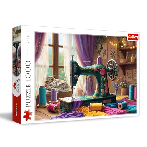 Trefl – Meine Schneiderei – Puzzle mit 1000 Teilen – Puzzle mit einem Schneiderei-Stand, für Erwachsene und Kinder ab 14 Jahren Trefl – Meine Schneiderei – Puzzle mit 1000 Teilen – Puzzle mit einem Schneiderei-Stand, für Erwachsene und Kinder ab 14 Jahren von Trefl