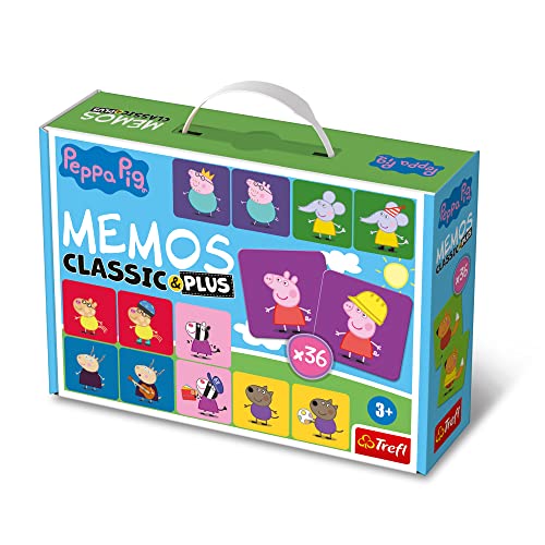 Memos Classic&Plus Peppa Pig (Kinderspiel) Memos Classic&Plus Peppa Pig (Kinderspiel) von Trefl