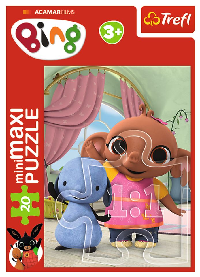 Trefl MiniMaxi Puzzle - Bing 20 Teile Puzzle Trefl-21129 von Trefl