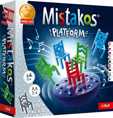 Trefl - Mistakos Platform - Twisted Arcade-Spiel, Mobile Plattform, Soundeffekte, Dynamisches und aufregendes Spielerlebnis, Spiele für Kinder über 5 Jahre von Trefl
