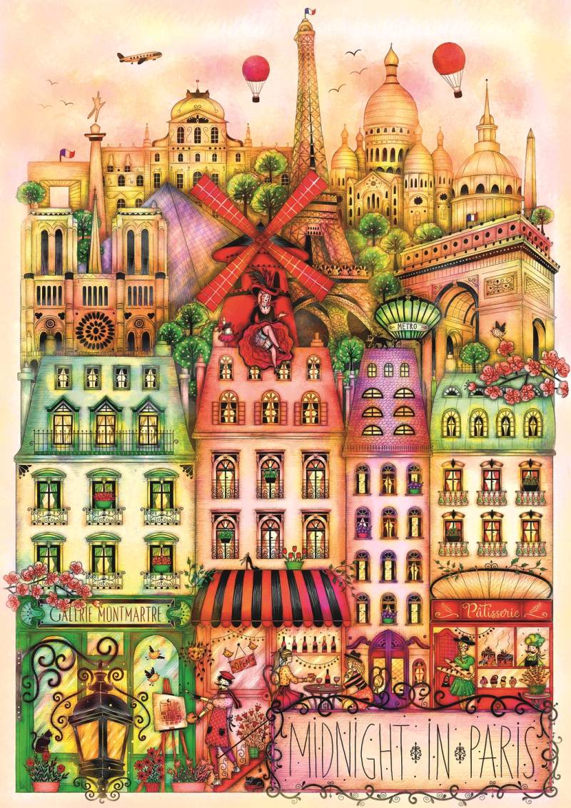 Trefl Midnight In Paris 1000 Teile Puzzle Trefl-12073 Trefl Midnight In Paris 1000 Teile Puzzle Trefl-12073 von Trefl