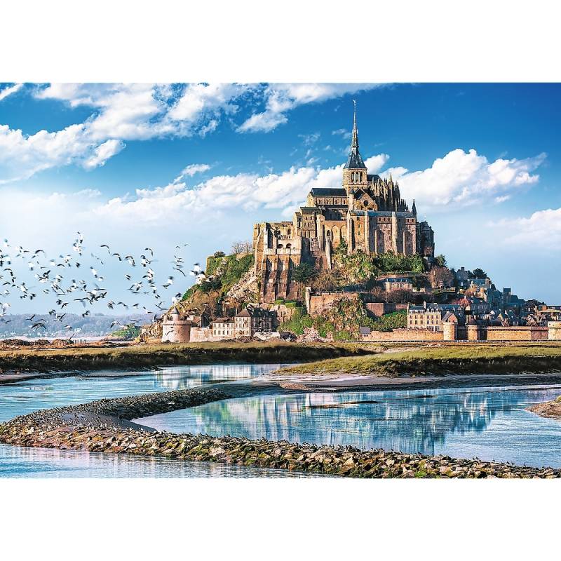 Trefl Mont Saint-Michel, France 1000 Teile Puzzle Trefl-10766 von Trefl