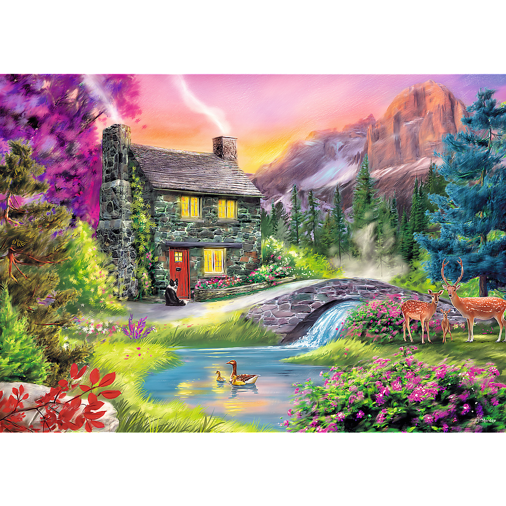 Trefl Mountain Idyll 500 Teile Puzzle Trefl-37325 von Trefl