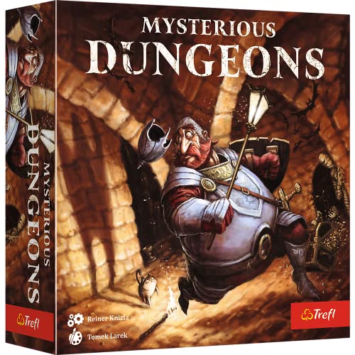 Trefl - Mysterious Dungeons - Geheimnisvoller Untergrund - Familienstrategiespiel, Gänge Bauen und Schätze sammeln, Einzelspieler-Variante, Partyspiel für Erwachsene Kinder ab 6 Jahren, 02403 Trefl - Mysterious Dungeons - Geheimnisvoller Untergrund - Familienstrategiespiel, Gänge Bauen und Schätze sammeln, Einzelspieler-Variante, Partyspiel für Erwachsene Kinder ab 6 Jahren, 02403 von Trefl