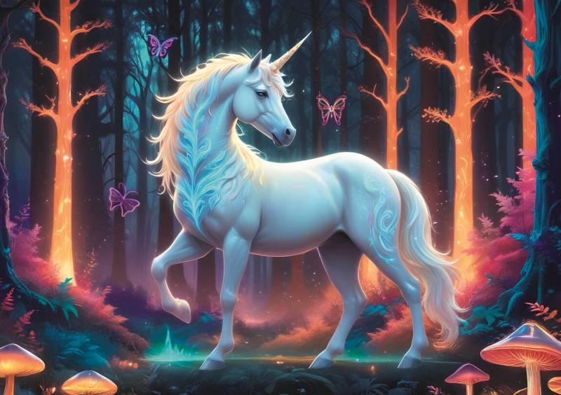 Trefl Mystical Unicorn 1000 Teile Puzzle Trefl-10955 von Trefl