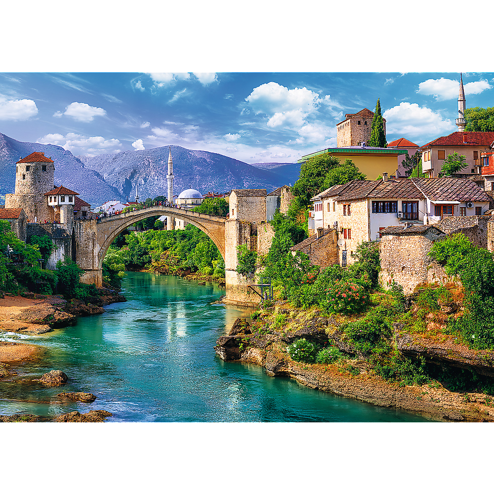 Trefl Old Bridge in Mostar, Bosnia and Herzegovina 500 Teile Puzzle Trefl-37333 von Trefl