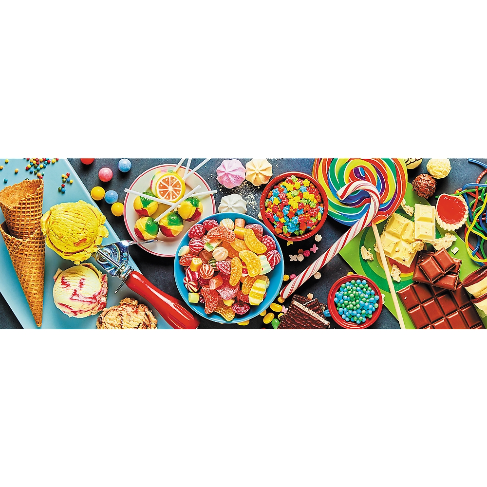 Trefl Panoramic Puzzle - Sweet Delights 1000 Teile Puzzle Trefl-29046 Trefl Panoramic Puzzle - Sweet Delights 1000 Teile Puzzle Trefl-29046 von Trefl