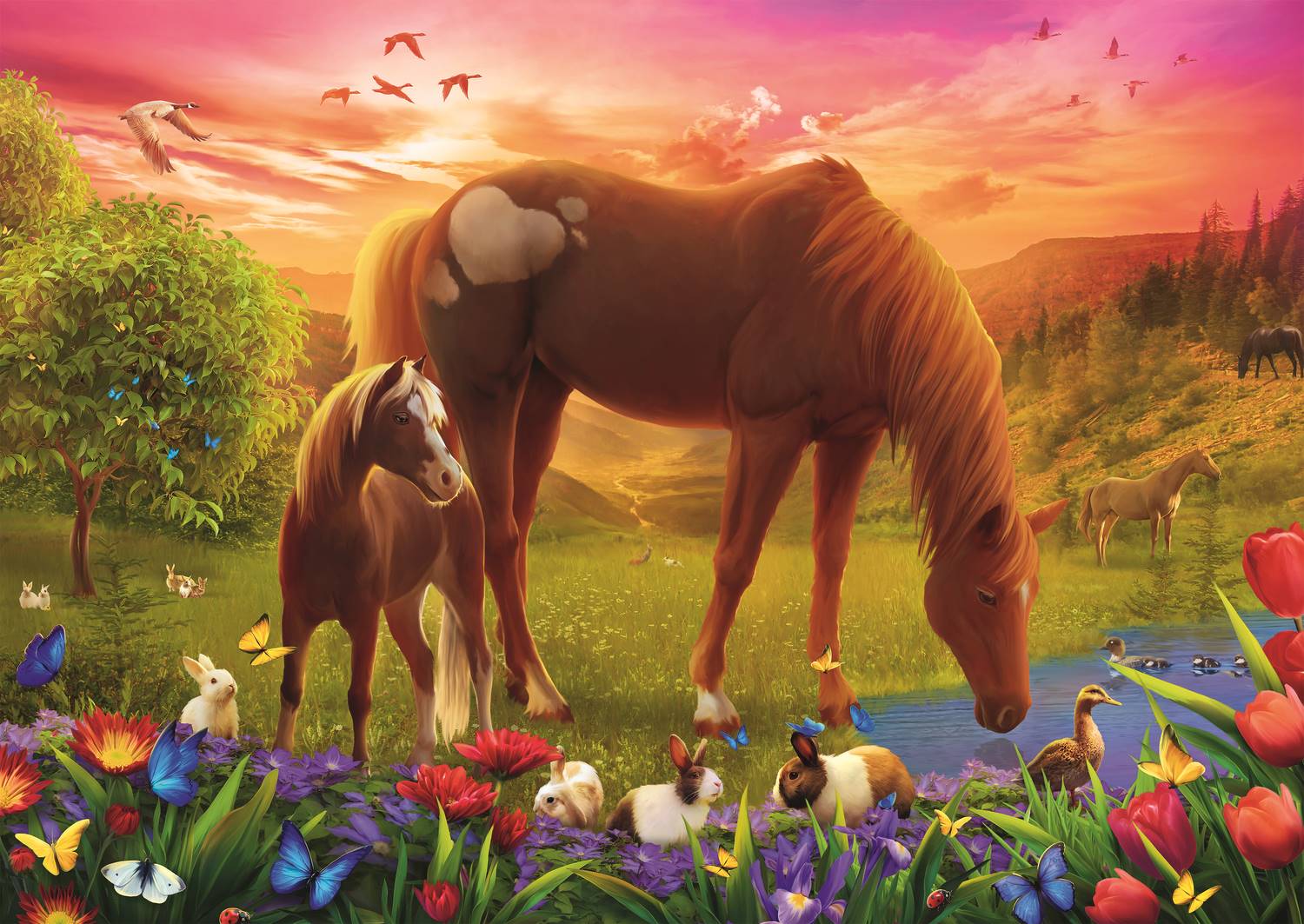 Trefl Horses in the Meadow 500 Teile Puzzle Trefl-37451 Trefl Horses in the Meadow 500 Teile Puzzle Trefl-37451 von Trefl