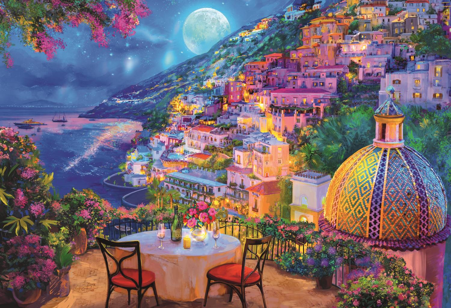 Trefl Positano Date Night 1500 Teile Puzzle Trefl-26218 von Trefl