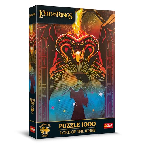 Trefl Premium Plus Quality - Lord of The Rings Puzzle - 1000 Teile, eine Puzzleserie mit Lieblingshelden, für Erwachsene und Kinder ab 14 Jahren von Trefl