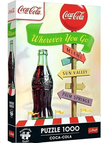 Puzzle Premium Plus 1000 Coca/Fanta/Sprite Wherever You're Going: Coca/Fanta/Sprite Wherever You're Going Puzzle Premium Plus 1000 Coca/Fanta/Sprite Wherever You're Going: Coca/Fanta/Sprite Wherever You're Going von Trefl