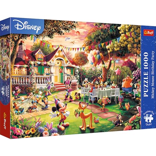 Trefl Premium Plus Quality - Puzzle Disney, Geburtstagsfeier Mickey Mäuse - 1000 Elemente, Serie Puzzle mit Helden, für Erwachsene und Kinder ab 14 Jahren Trefl Premium Plus Quality - Puzzle Disney, Geburtstagsfeier Mickey Mäuse - 1000 Elemente, Serie Puzzle mit Helden, für Erwachsene und Kinder ab 14 Jahren von Trefl