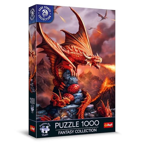 Trefl Premium Plus Quality - Puzzle Fantasy Collection: Feuerdrache - 1000 Elemente, Serie von Bildern aus der Fantasy-Welt, Anne Stokes, für Erwachsene und Kinder ab 12 Jahren Trefl Premium Plus Quality - Puzzle Fantasy Collection: Feuerdrache - 1000 Elemente, Serie von Bildern aus der Fantasy-Welt, Anne Stokes, für Erwachsene und Kinder ab 12 Jahren von Trefl