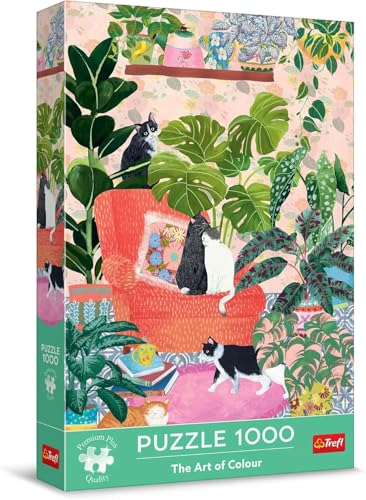 Trefl Premium Plus Quality - Puzzle The Art of Colour: Zuhause ist es doch am schönsten - 1000 Elemente, Serie voller Farben, Ideale Anpassung der Teile, für Erwachsene und Kinder ab 12 Jahren Trefl Premium Plus Quality - Puzzle The Art of Colour: Zuhause ist es doch am schönsten - 1000 Elemente, Serie voller Farben, Ideale Anpassung der Teile, für Erwachsene und Kinder ab 12 Jahren von Trefl