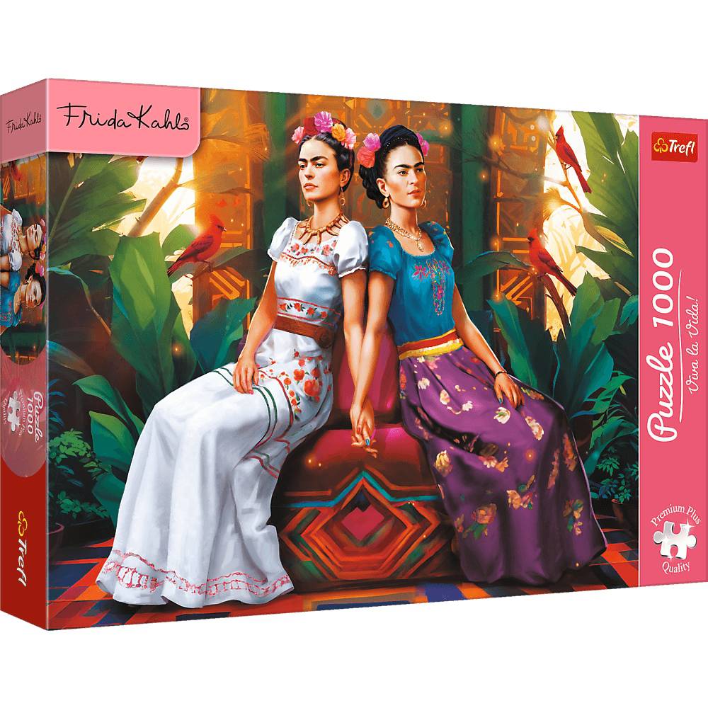 Trefl Puzzle 1000 Teile - Frida Kahlo: Zwei Gesichter (Premium Plus) - von Trefl