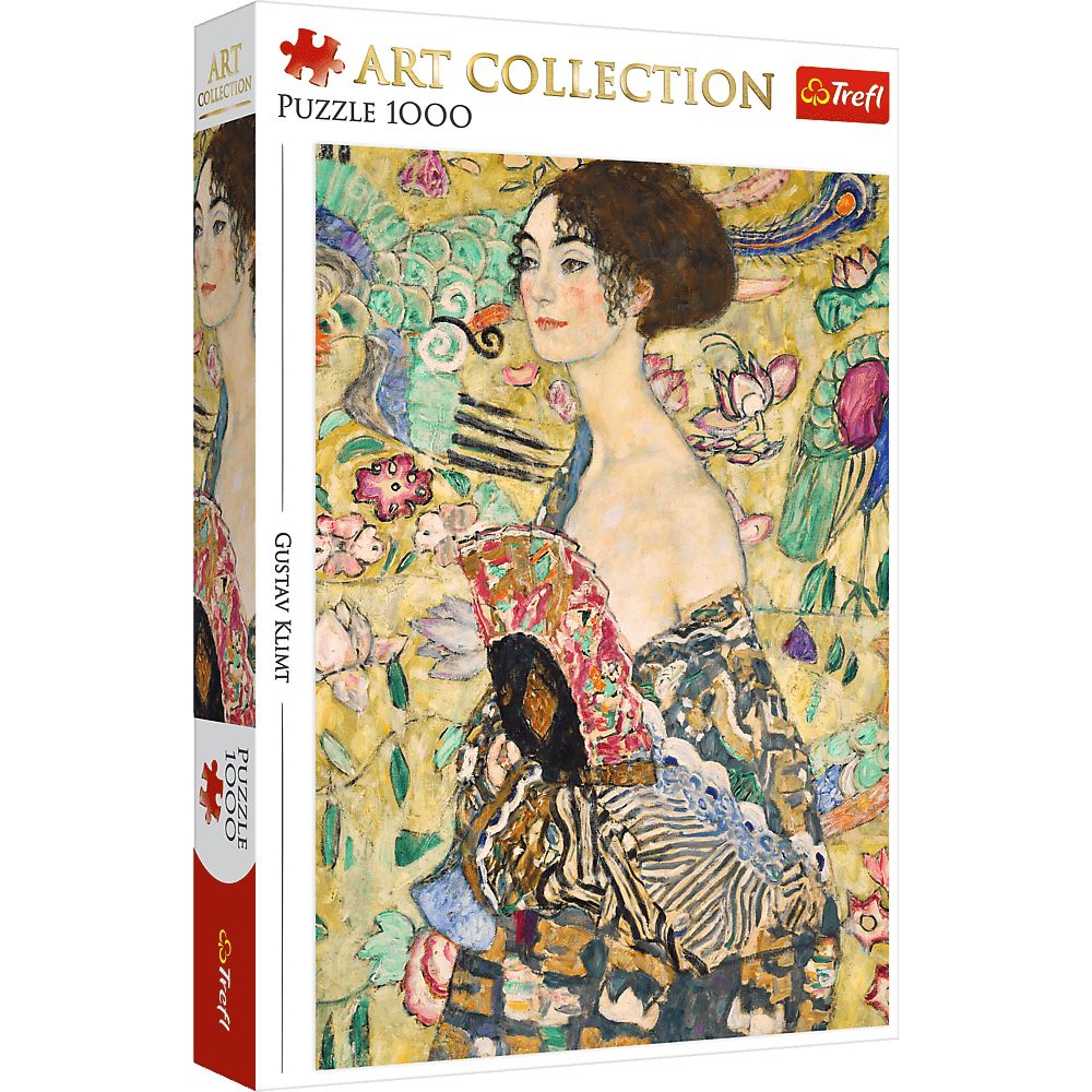 Trefl Puzzle 1000 Teile - Gustav Klimt: Dame mit Fächer - von Trefl