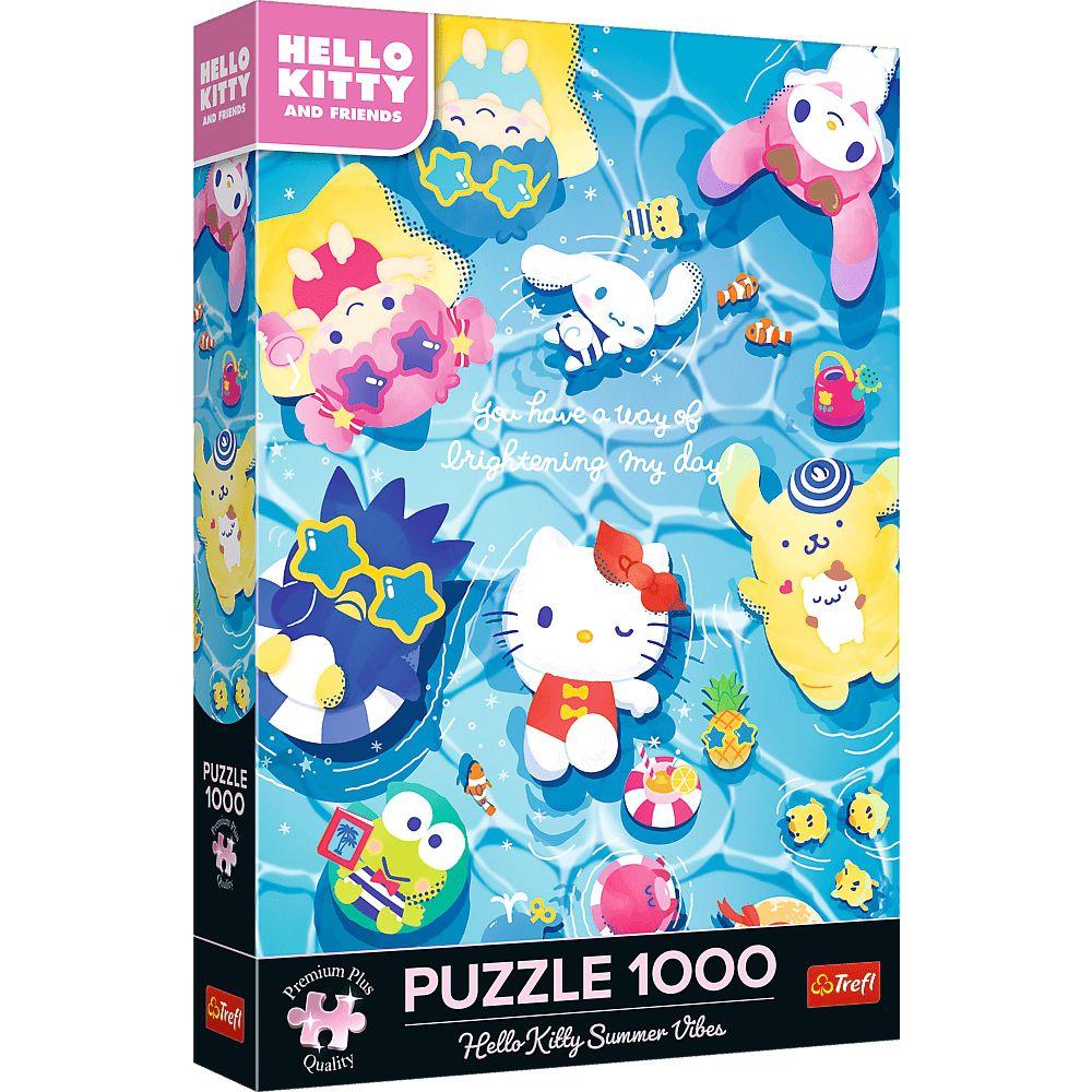 Trefl Puzzle 1000 Teile - Hello Kitty: Summer Vibes (Premium Plus) - von Trefl