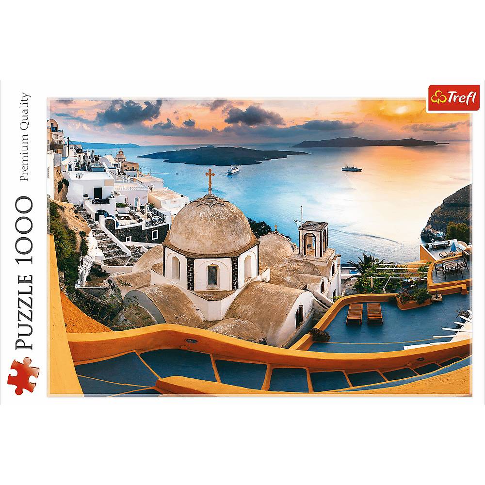 Trefl Puzzle 1000 Teile - Märchenhaftes Santorini - von Trefl