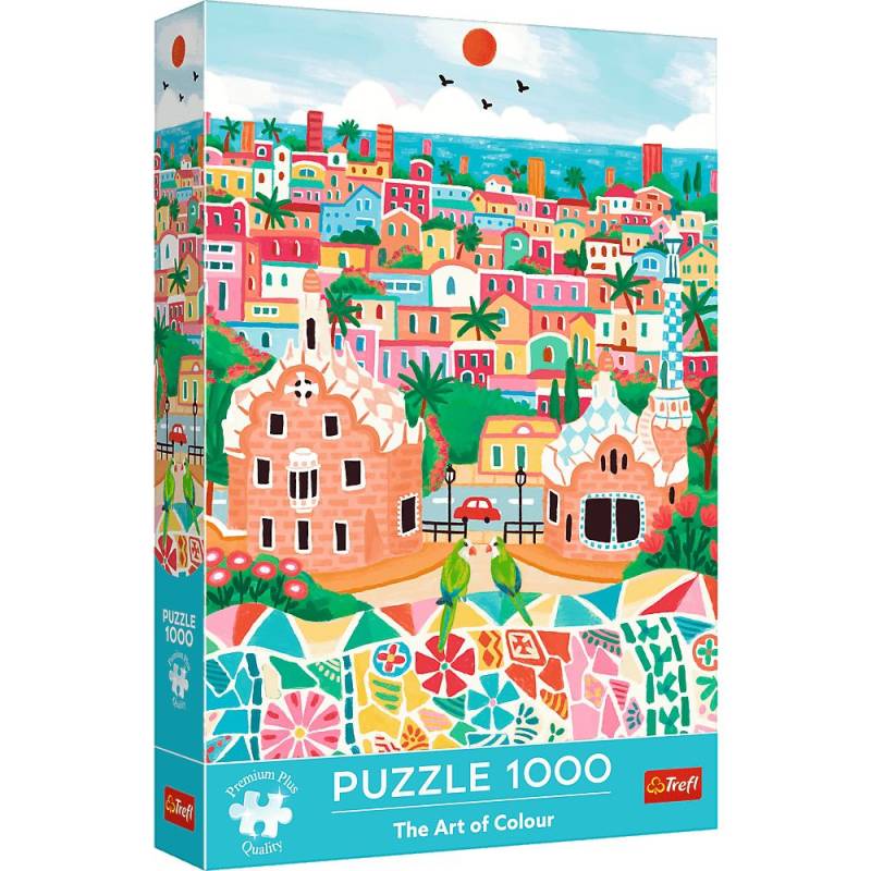 Trefl Puzzle 1000 Teile - Modern: Barcelona, Spanien (Premium Plus) - von Trefl