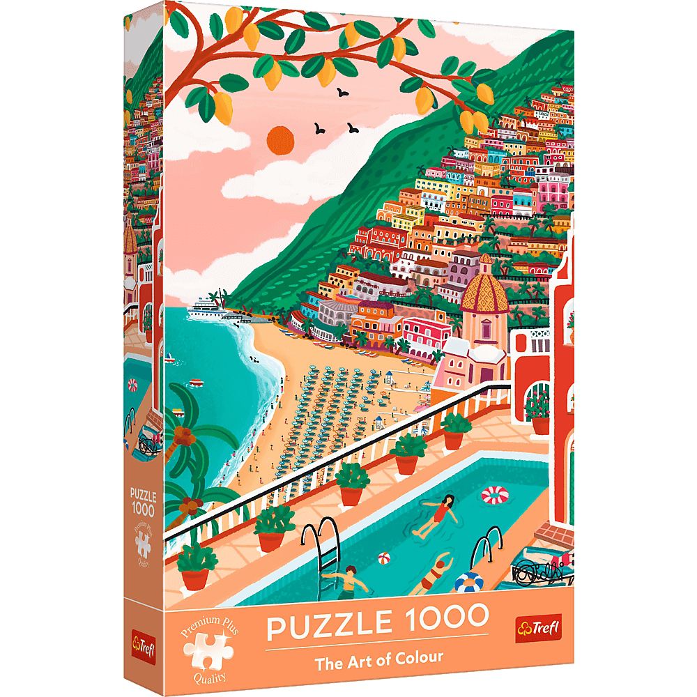 Trefl Puzzle 1000 Teile - Modern: Positano, Italien (Premium Plus) - von Trefl