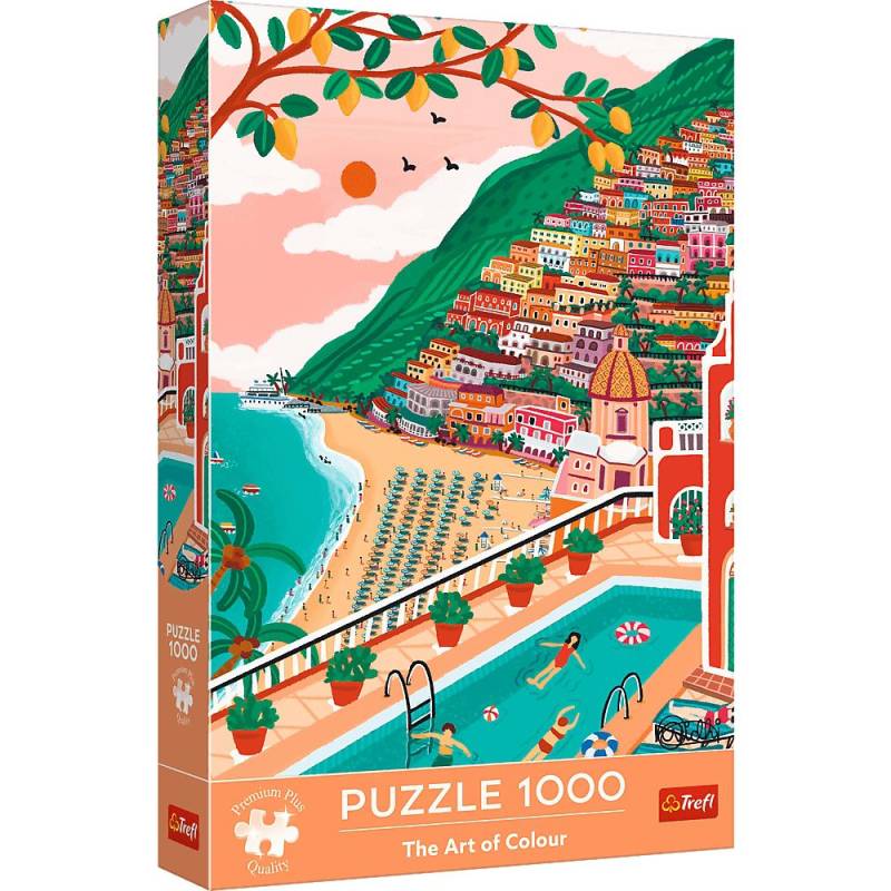 Trefl Puzzle 1000 Teile - Modern: Positano, Italien (Premium Plus) - von Trefl