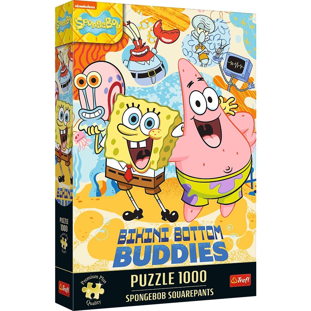 Trefl Puzzle 1000 Teile - Spongebob: Bikini Bottom Buddies (Premium Plus) - von Trefl
