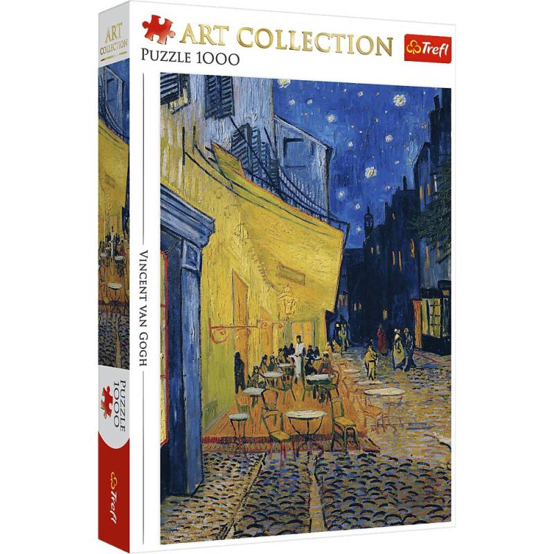 Trefl Puzzle 1000 Teile - Vincent van Gogh: Cafeterrasse am Abend - von Trefl
