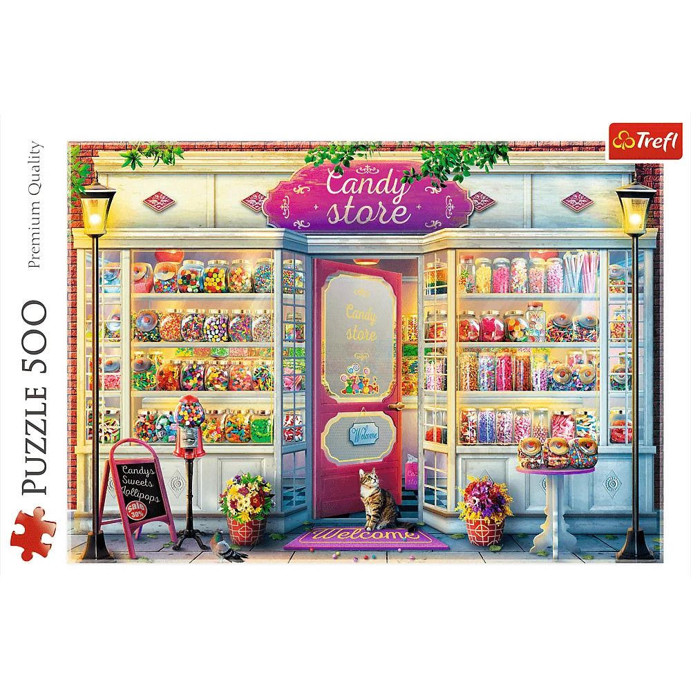 Trefl Puzzle 500 Teile - Candy Store - von Trefl
