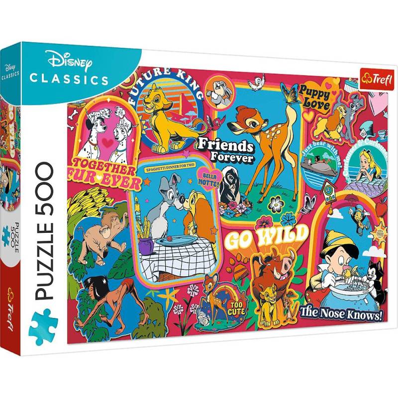 Trefl Puzzle 500 Teile - Disney: Im Laufe der Jahre - von Trefl