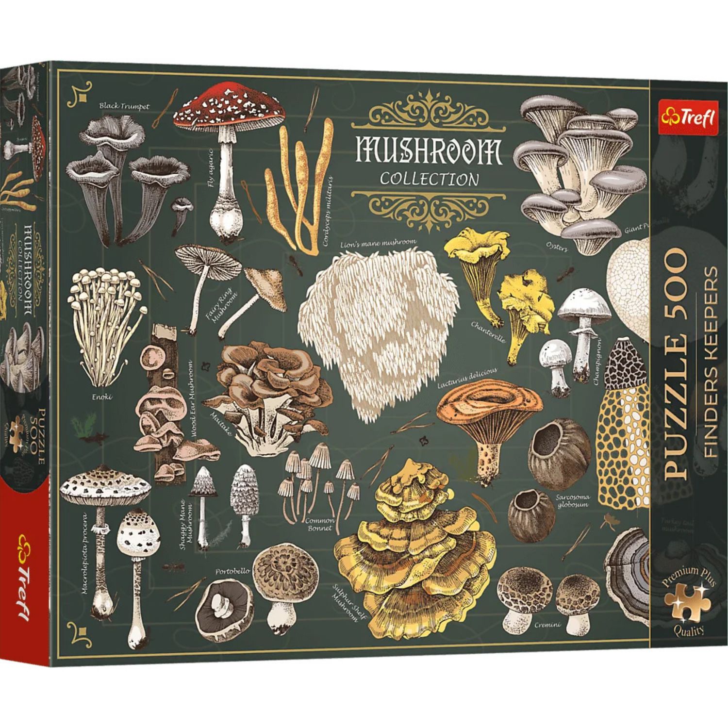 Trefl Puzzle 500 Teile - Finder’s Keepers: Pilze (Premium Plus) - von Trefl
