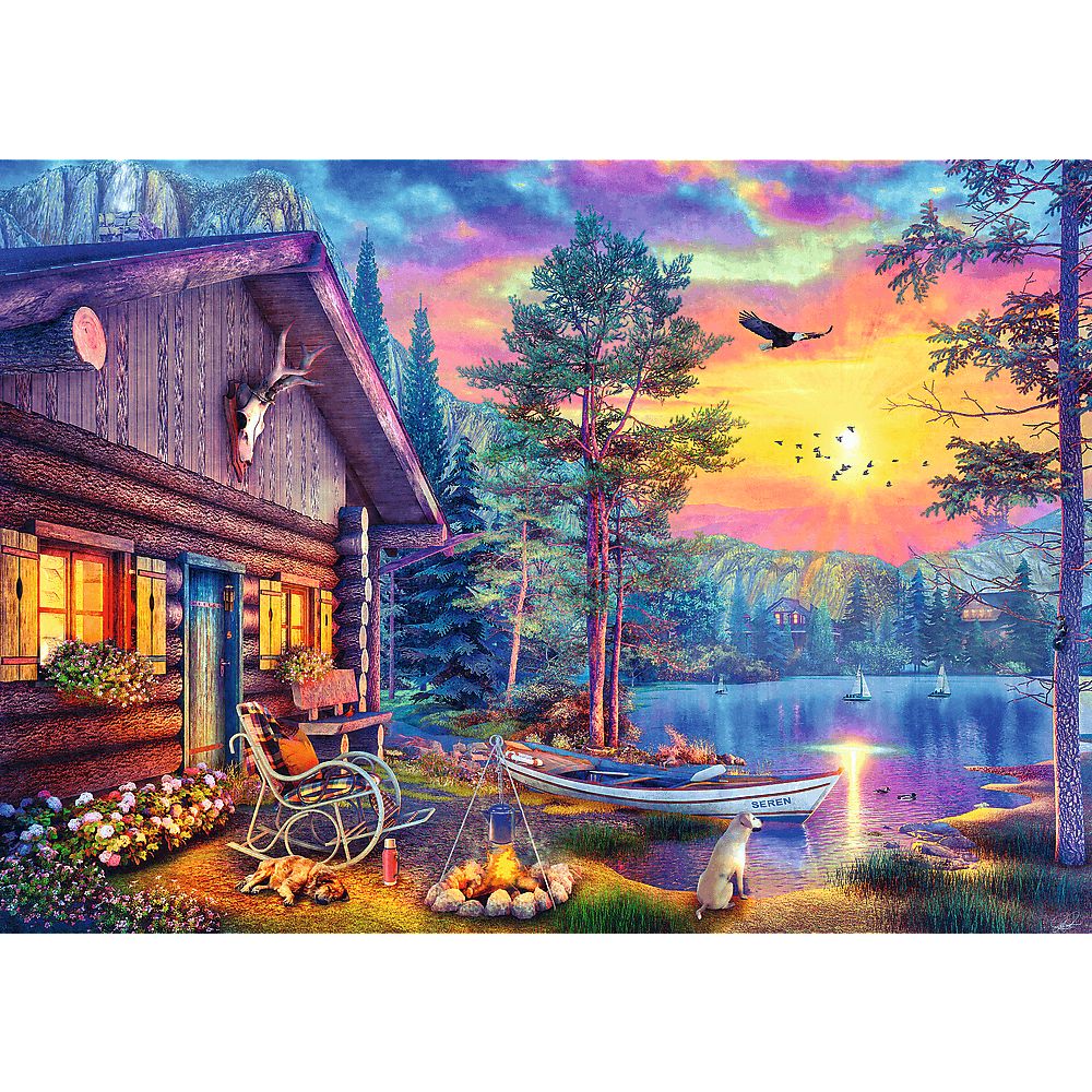 Trefl Puzzle 500 Teile - Hafen bei Sonnenuntergang (Premium Plus Quality) - von Trefl
