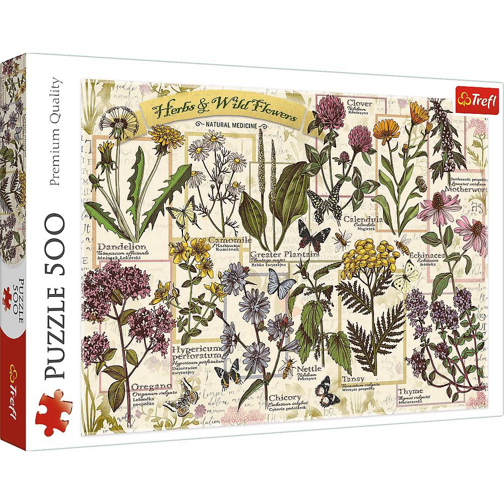 Trefl Puzzle 500 Teile - Heilkräuter - Trefl Puzzle 500 Teile - Heilkräuter - von Trefl